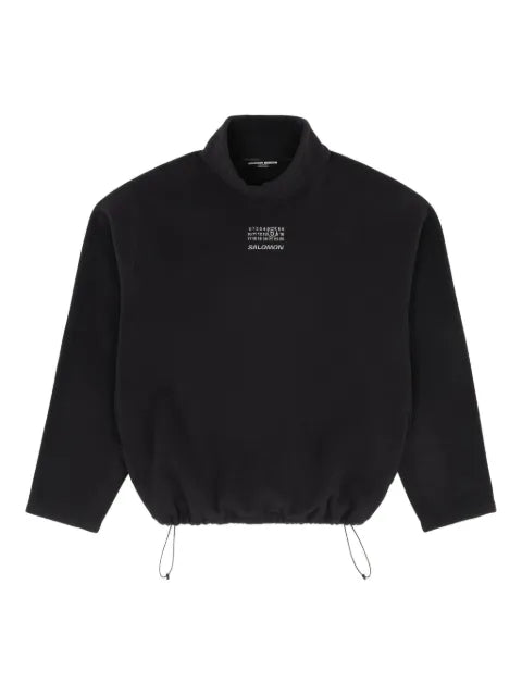 MM6 Maison Margiela X Salomon logo turtleneck sweatshirt